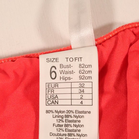 NWT Seafolly Multi Rouleau Brazilian in Desert Flame - Picture 7 of 8